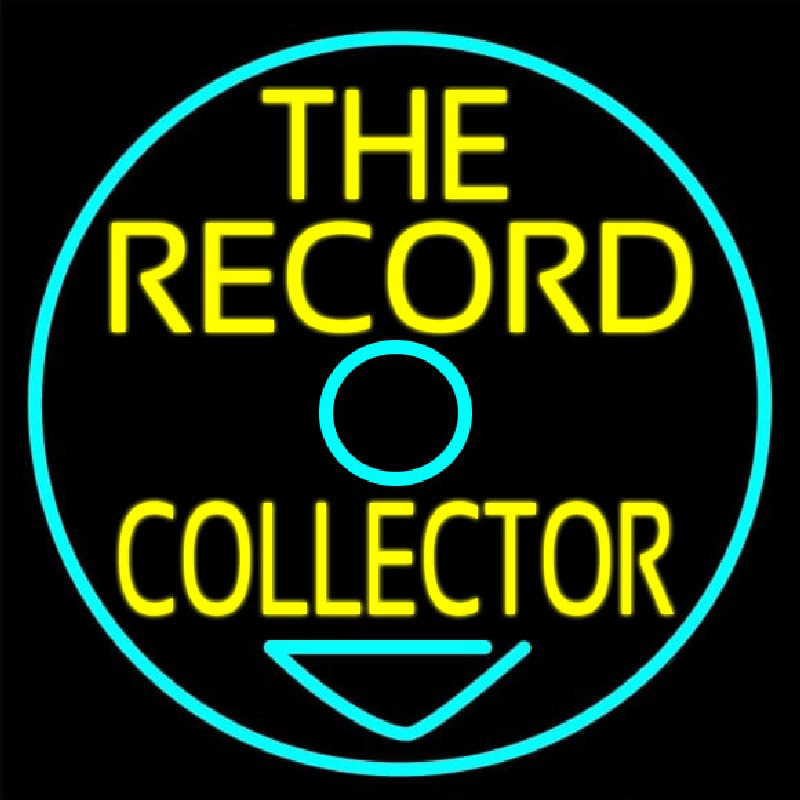 The Record Collector Neon Skilt