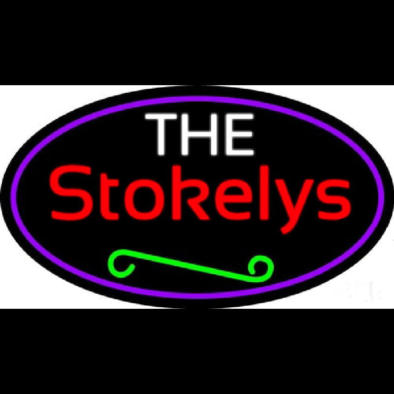 The Stokelys Neon Skilt