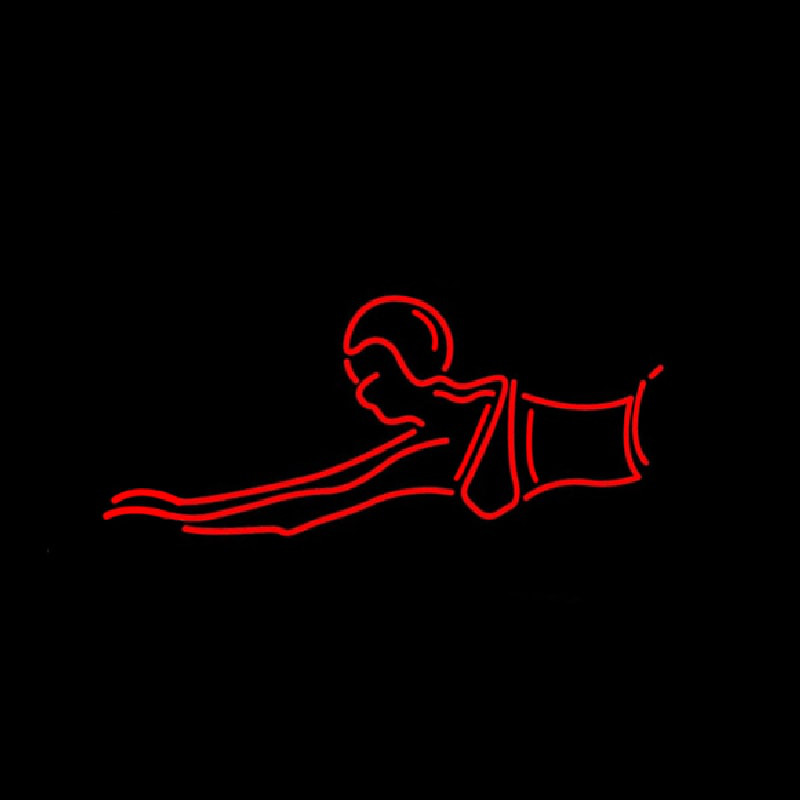 The Swimmer Neon Skilt
