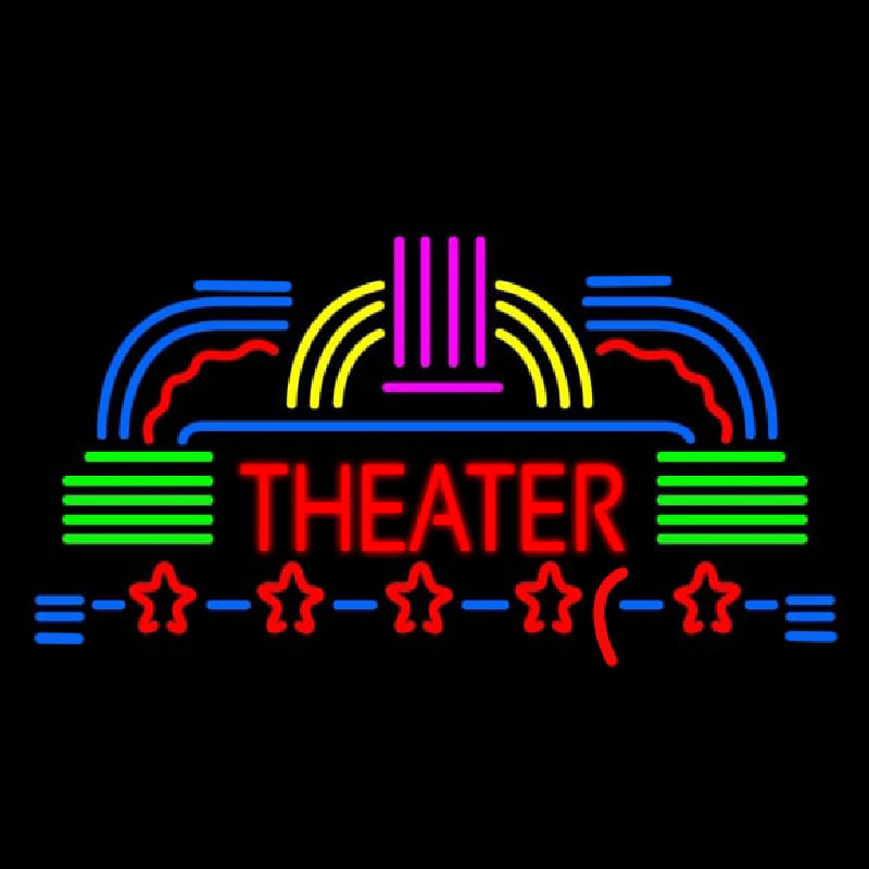 Theater Neon Skilt
