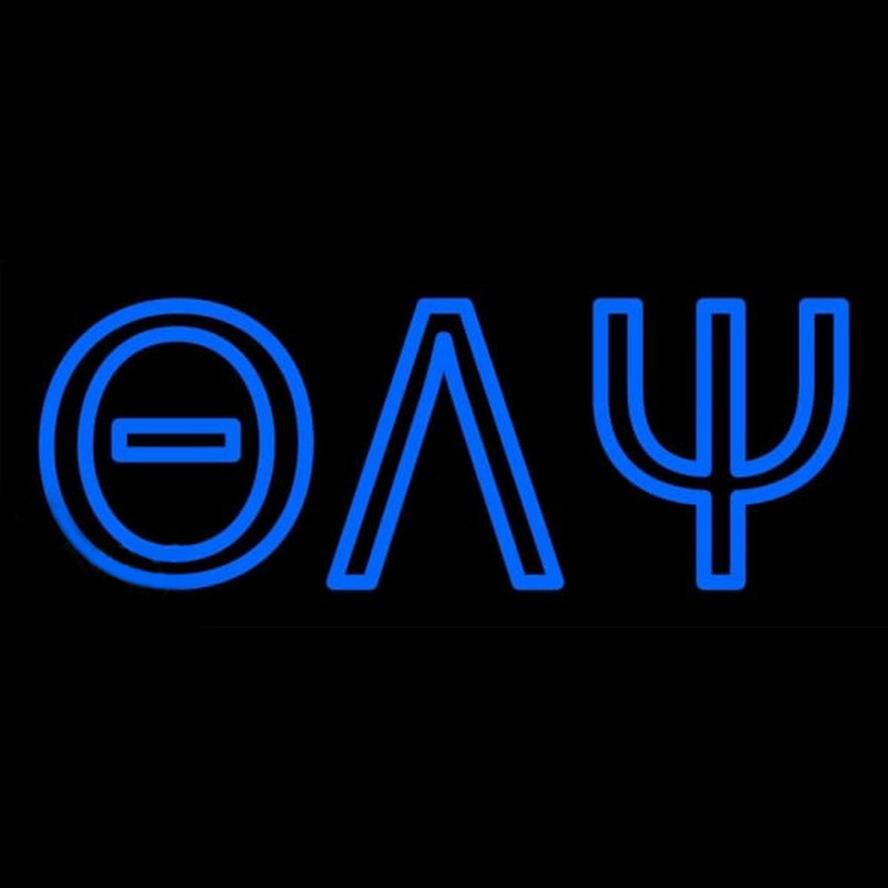 Theta Lambda Psi Neon Skilt