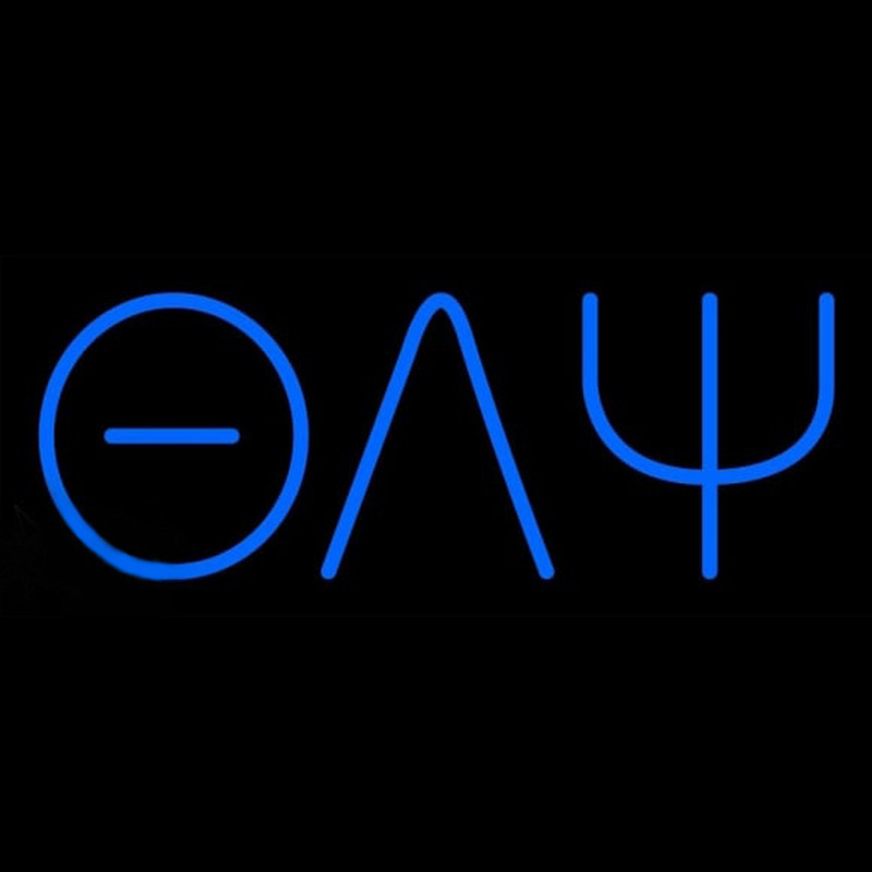 Theta Lambda Psi Neon Skilt