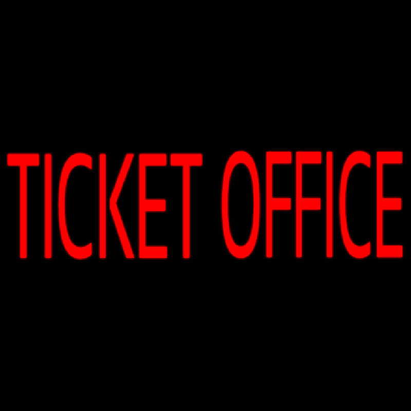 Ticket Office Neon Skilt