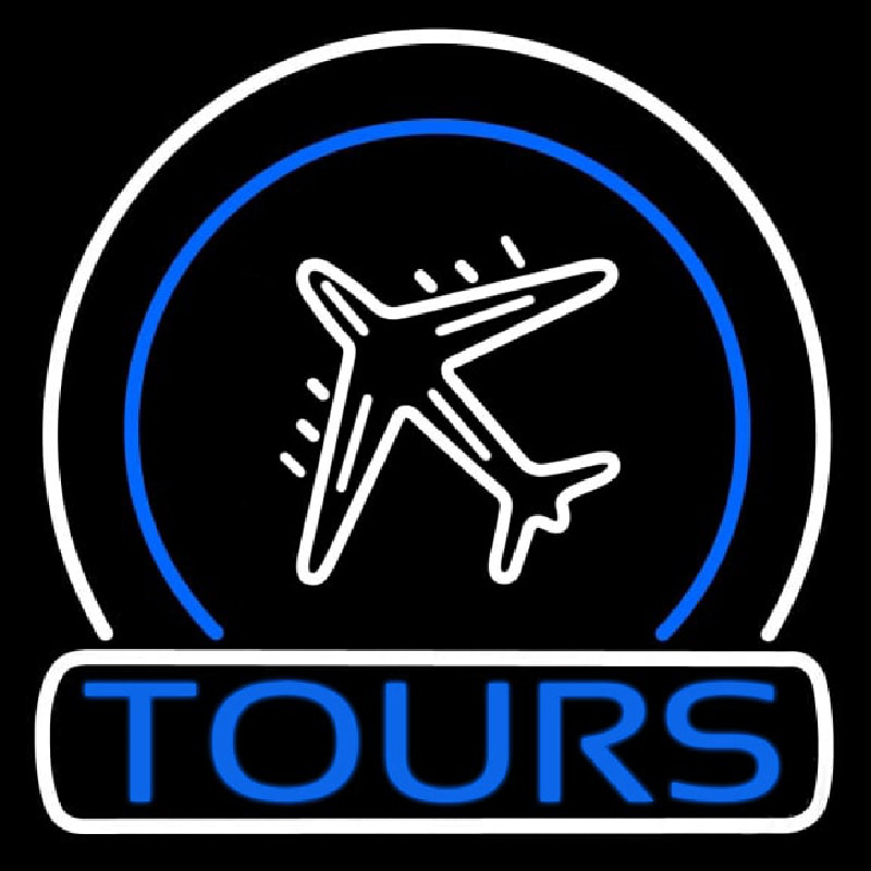 Tours Icon Neon Skilt