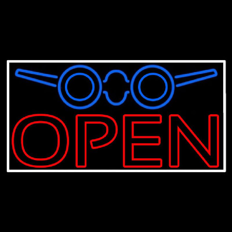Travel Aeroplane Red Open Neon Skilt