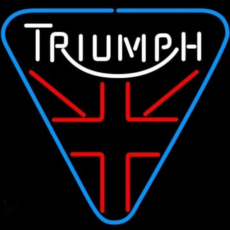 Triumph Motorcycle Thruxton Rocket Daytona Neon Skilt