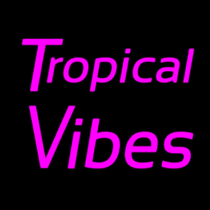 Tropical Vibes Neon Skilt