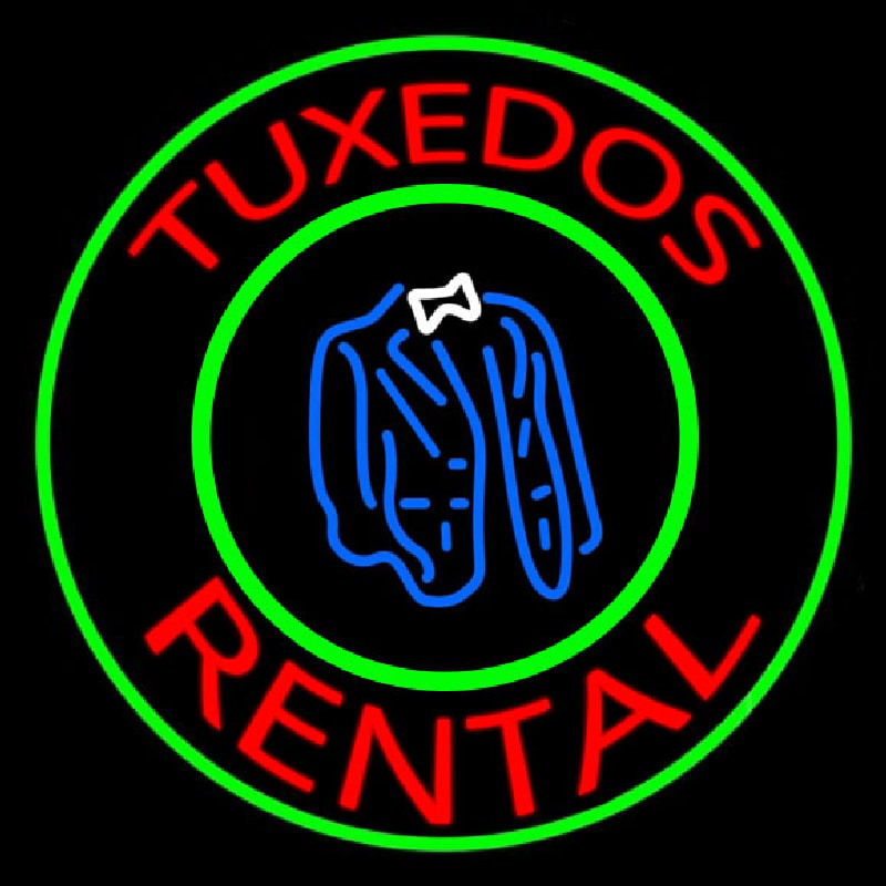 Tu edos Rental Neon Skilt