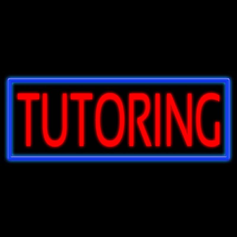 Tutoring Neon Skilt