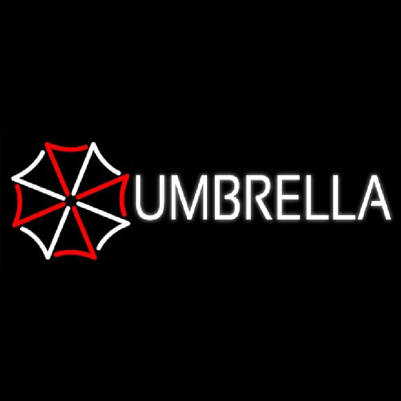 Umbrella Corporation Resident Nvil Neon Skilt