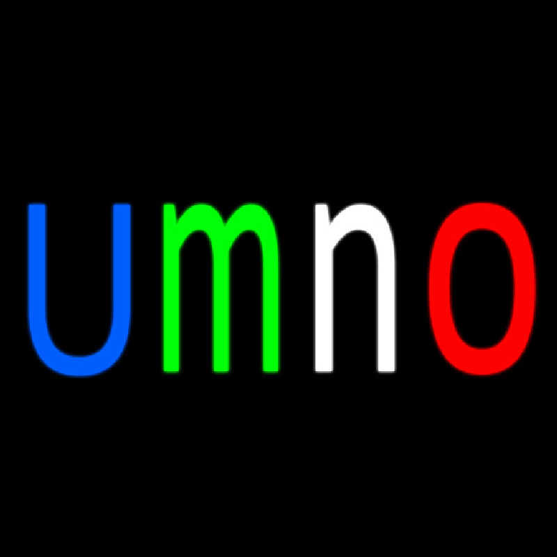 Umno Neon Skilt