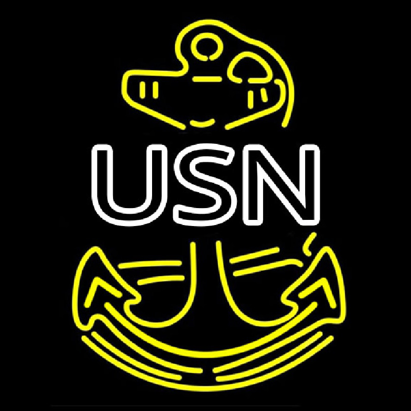Usn Logo Neon Skilt