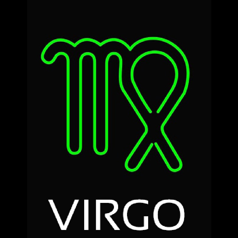 Virgo Logo Neon Skilt