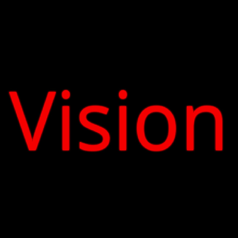 Vision Neon Skilt