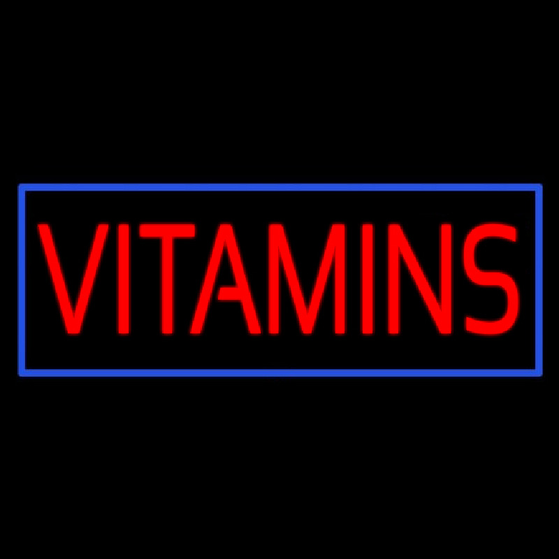 Vitamins Neon Skilt