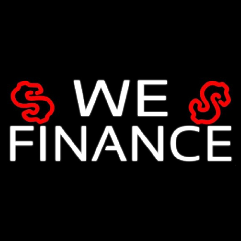 We Finance Dollar Logo 1 Neon Skilt