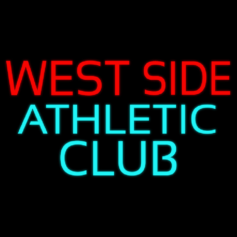 West Side Athletic Club Neon Skilt