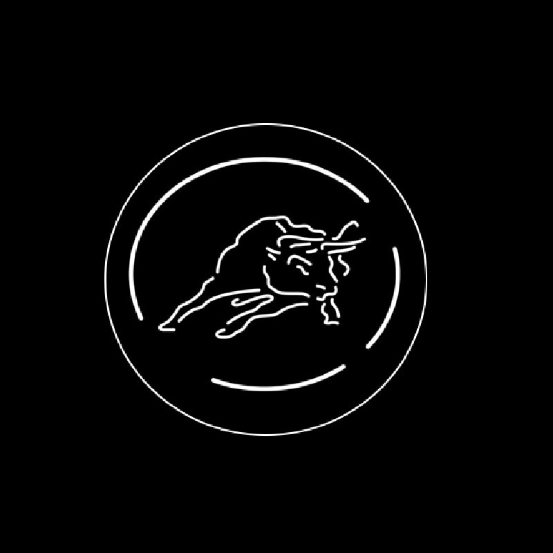 White Bull Neon Skilt