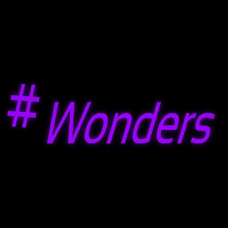 Wonders Neon Skilt