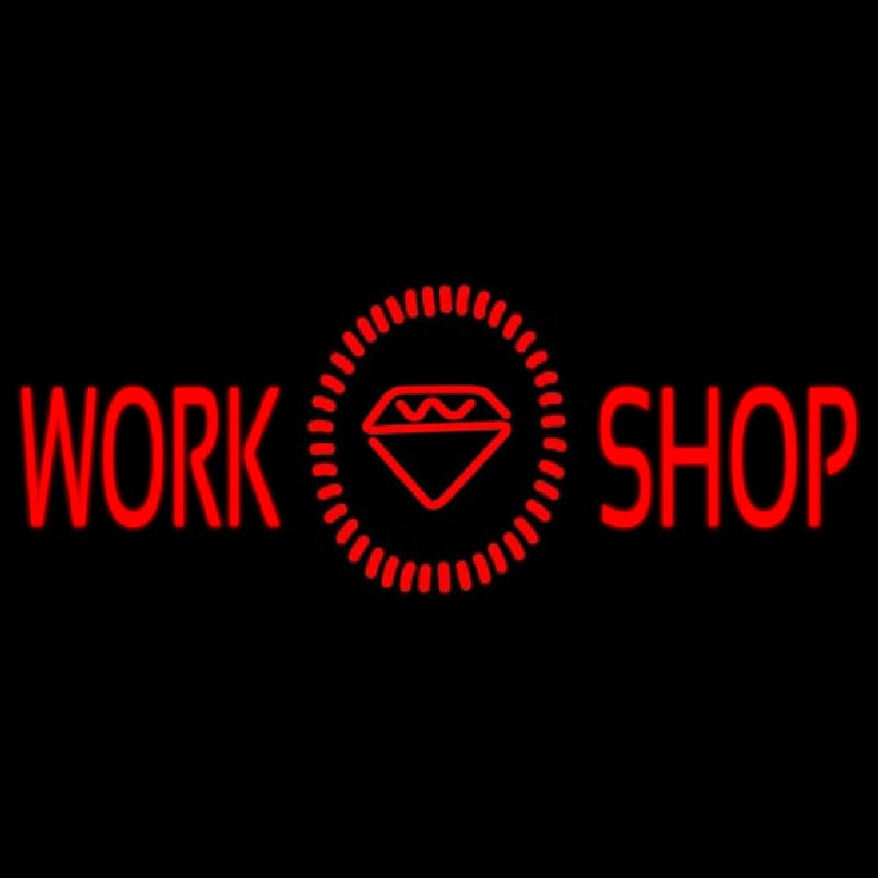 Work Shop Neon Skilt