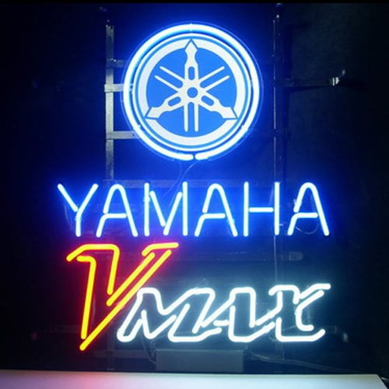 Yamaha V Max Butik Åben Neon Skilt
