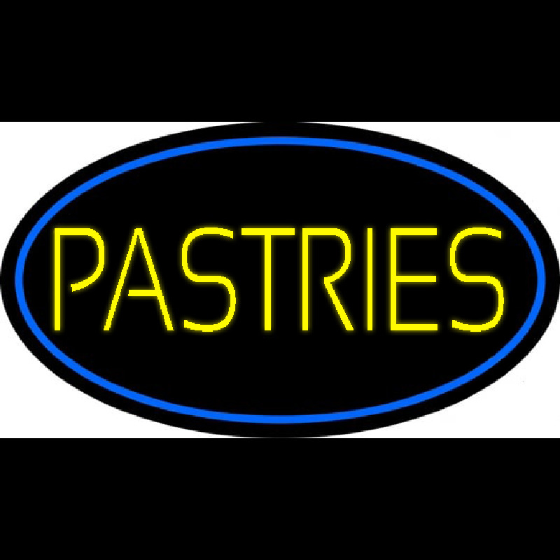 Yellow Pastries Neon Skilt