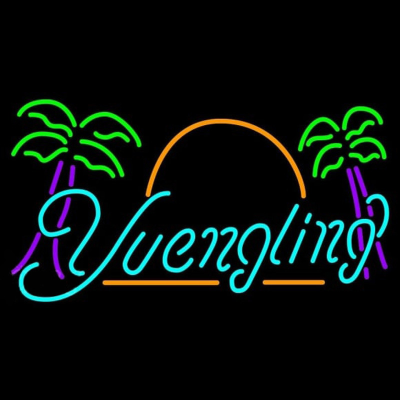 Yuengling Palm Trees Beer Sign Neon Skilt