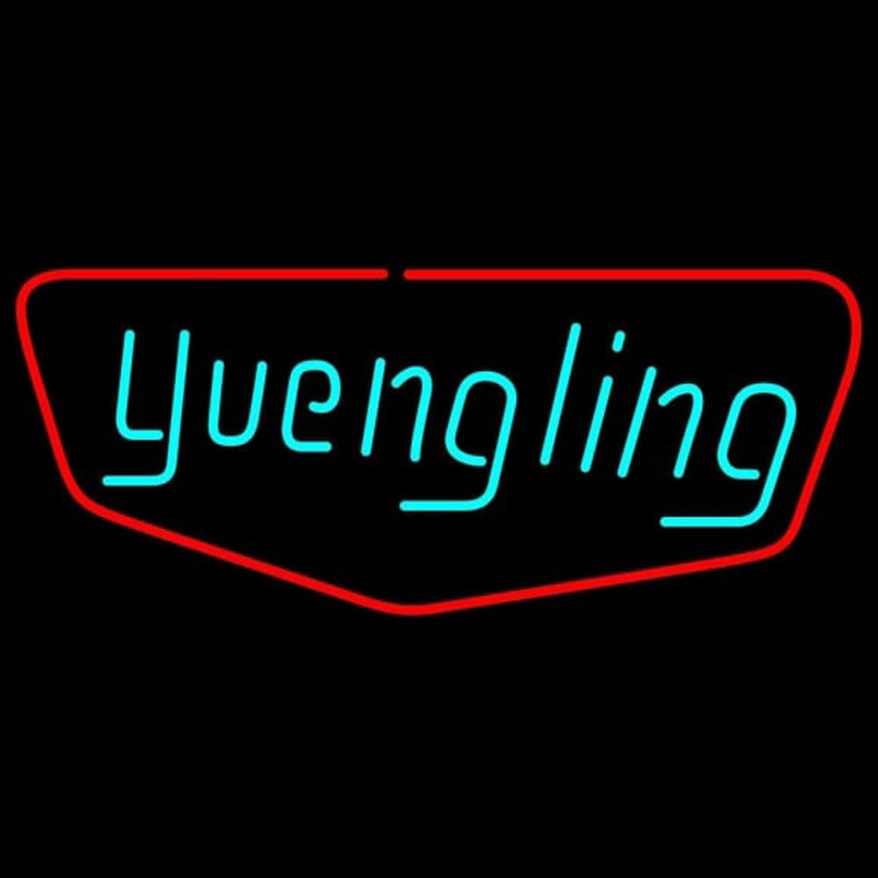 Yuengling Red Border Beer Sign Neon Skilt