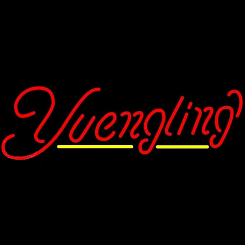 Yuengling Yellow Line Beer Sign Neon Skilt