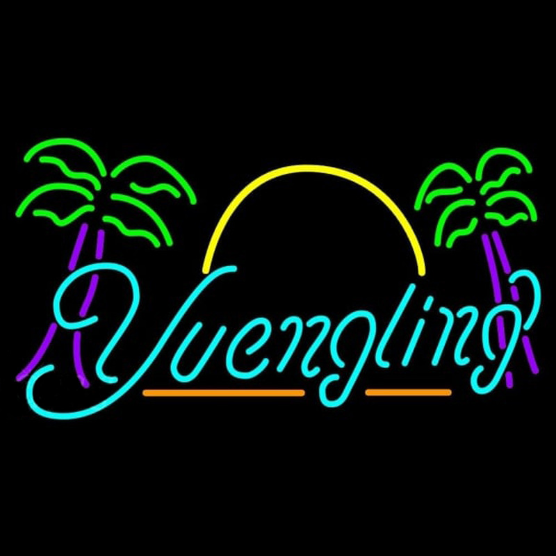 Yuengling with Palm Trees Beer Sign Neon Skilt