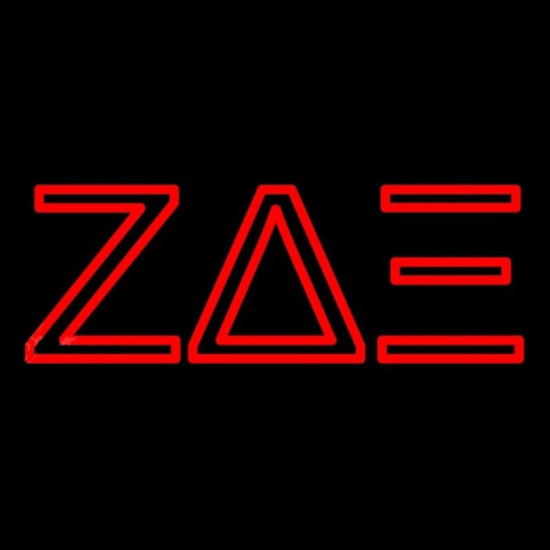 Zeta Delta Xi Neon Skilt