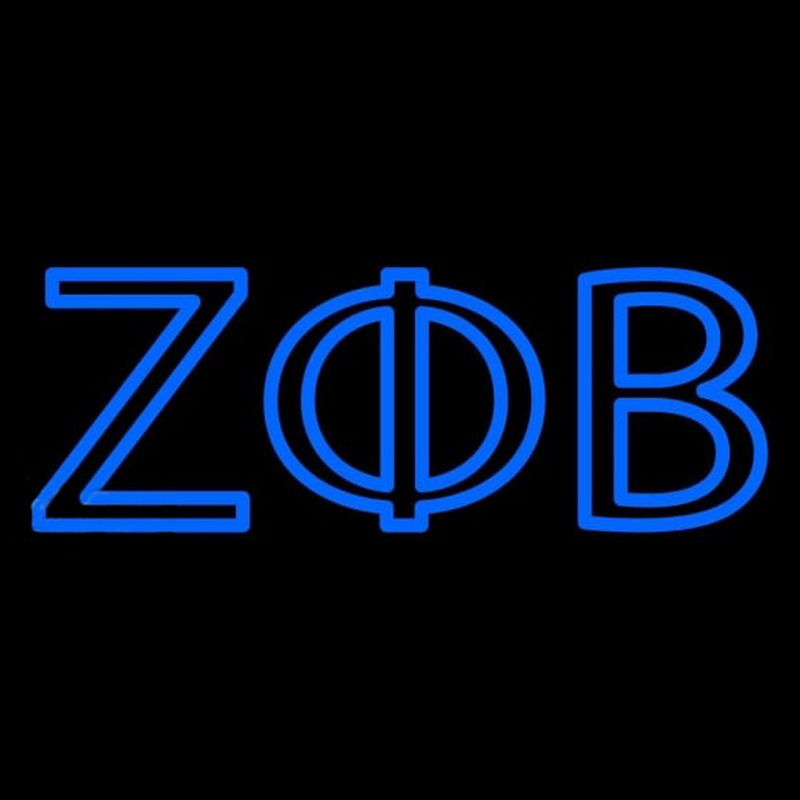 Zeta Phi Beta Neon Skilt