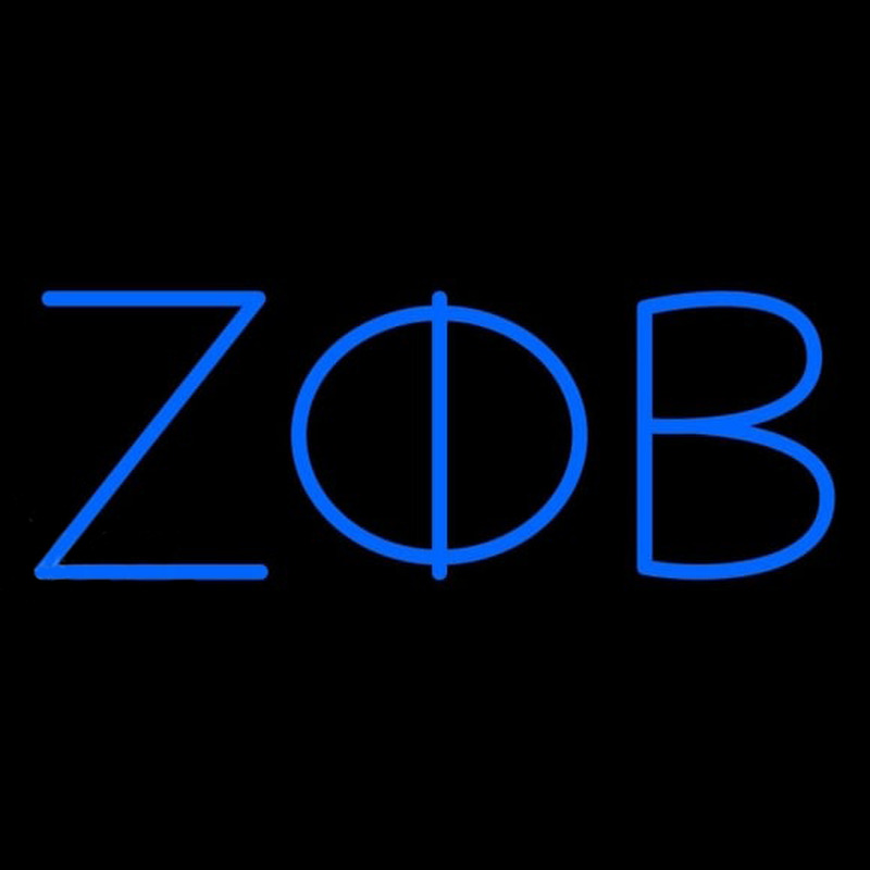 Zeta Phi Beta Neon Skilt