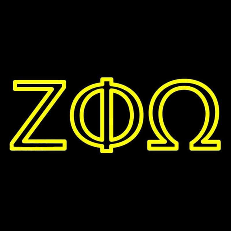 Zeta Phi Omega Neon Skilt