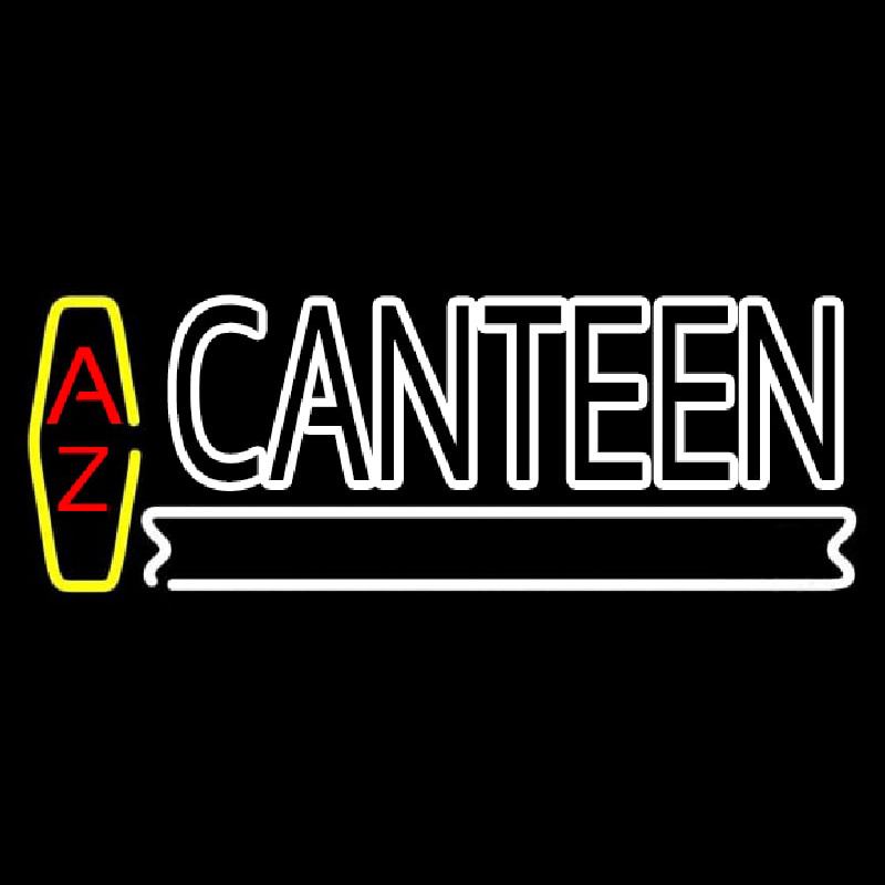 Double Stroke Canteen Neon Skilt