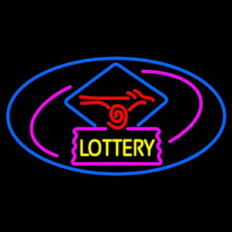 Lottery Logo Neon Skilt