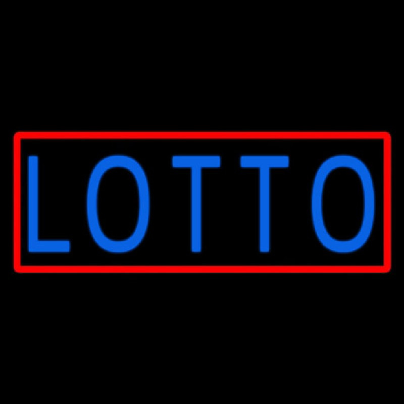 Stylish Lotto Neon Skilt