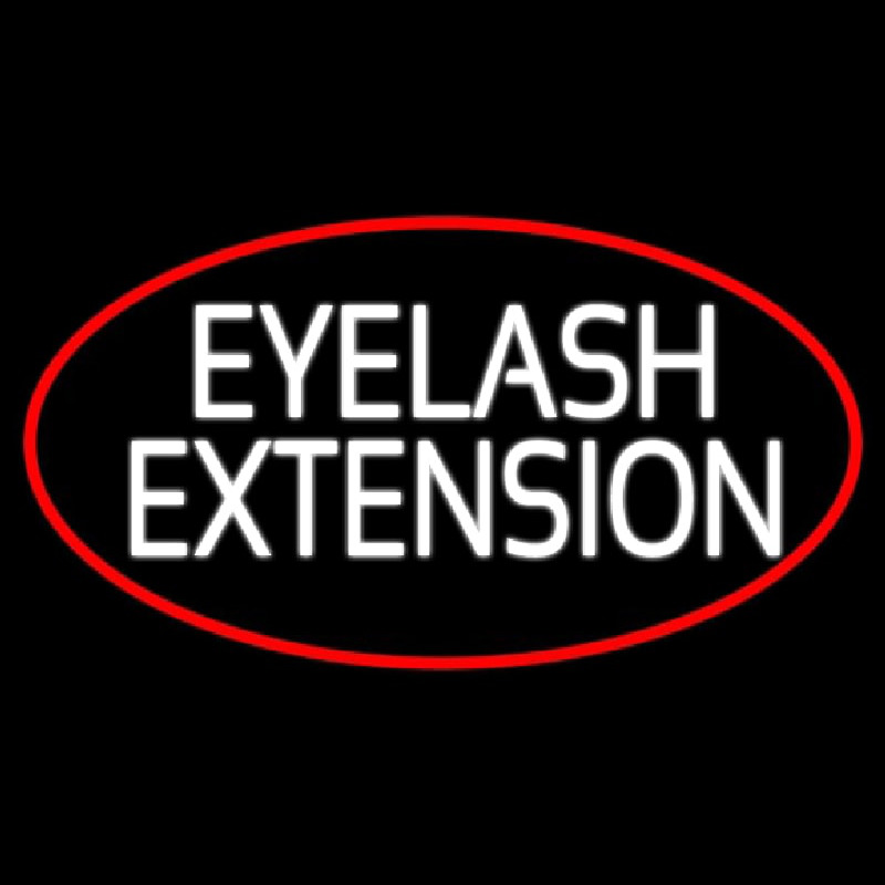 Eyelash E tension Neon Skilt