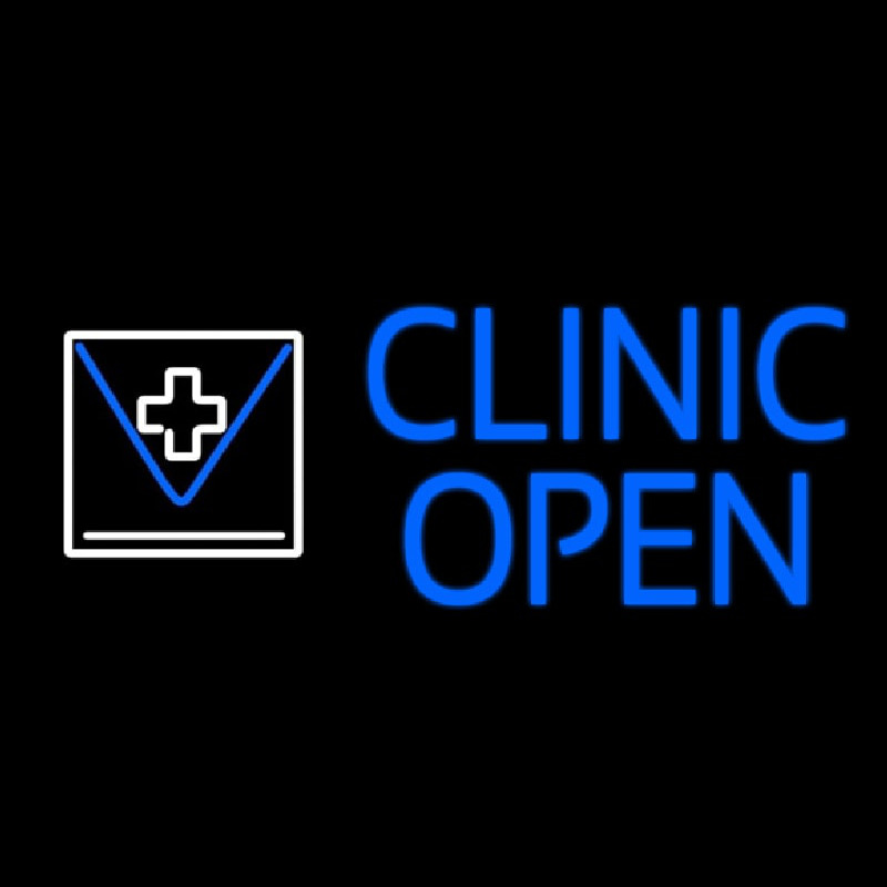 Clinic Open Neon Skilt