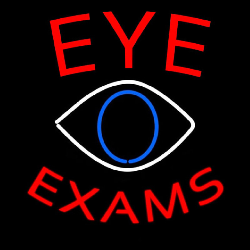 Eye E ams With Eye Logo Neon Skilt
