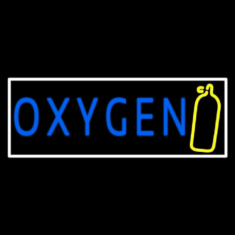 O ygen With Logo Neon Skilt