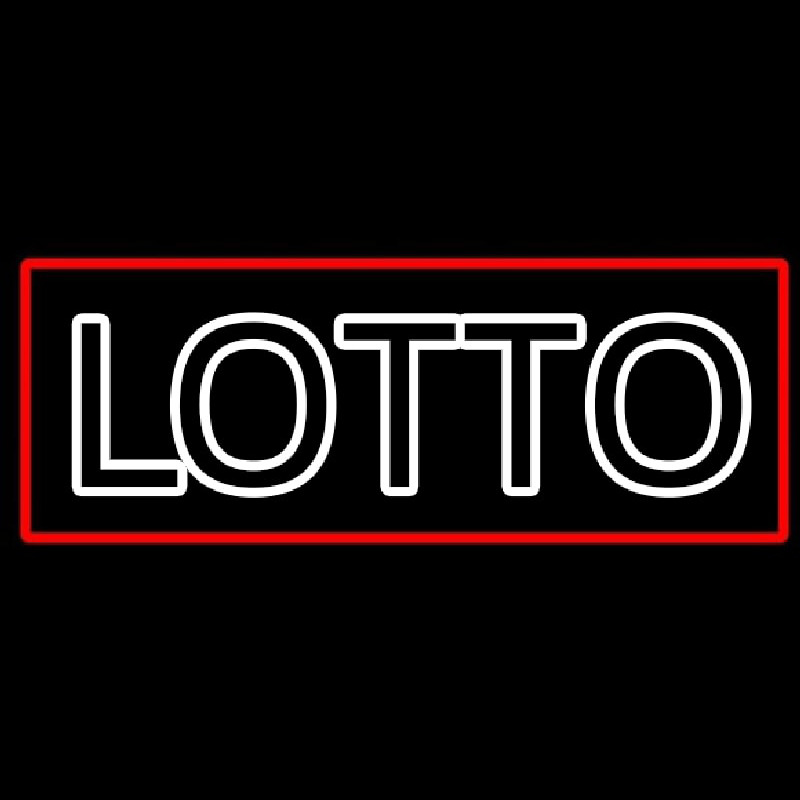 Double Stroke Lotto Neon Skilt