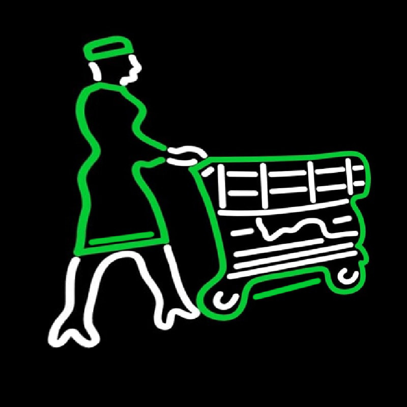 Grocery Logo Neon Skilt