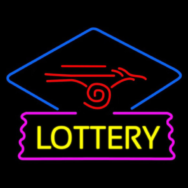 Lottery Logo Neon Skilt