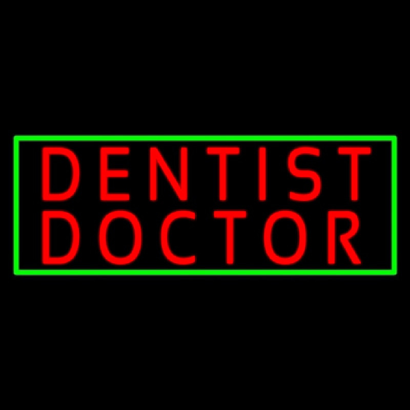Dentist Doctor Neon Skilt