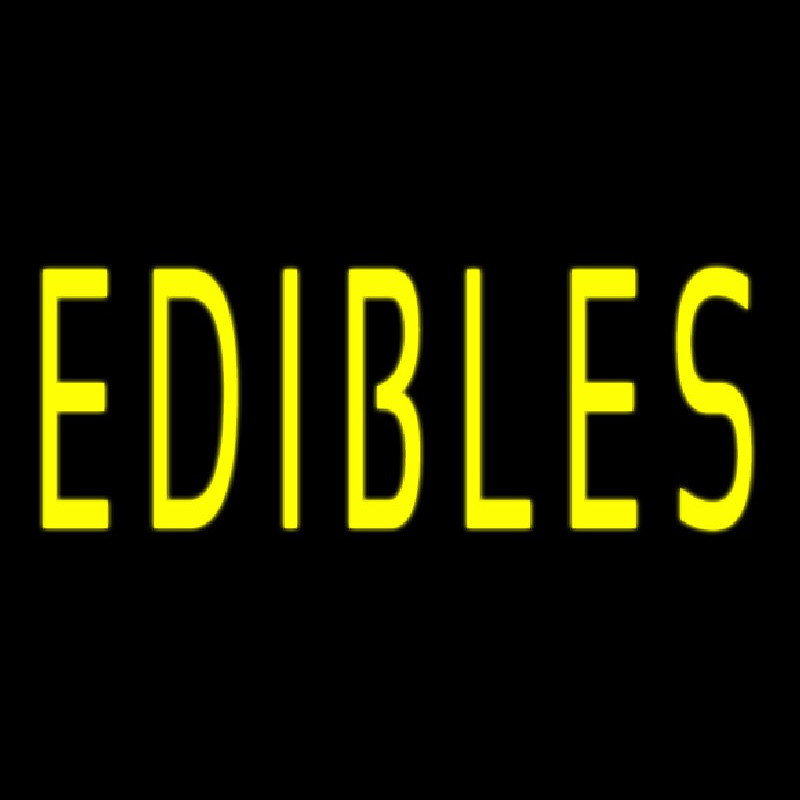 Edibles Neon Skilt