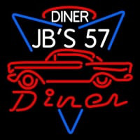 1957 Chevy JBS 57 Diner Neon Skilt