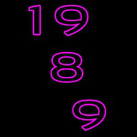 1989 Neon Skilt