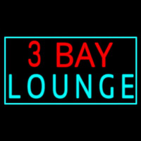 3 Bay Lounge Neon Skilt