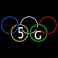 5 G Neon Skilt